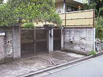 Wall with entrance gate