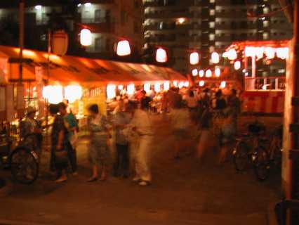 Haijima Matsuri at night