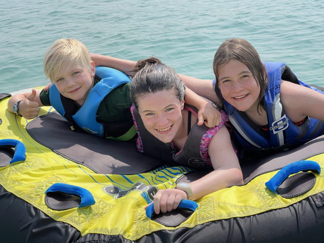 Tubers on the water