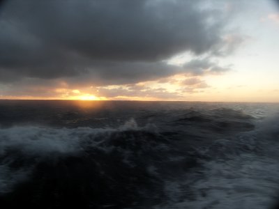 Sunset on the Drake Passage